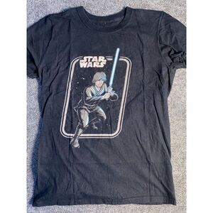 Funko Star Wars Luke Skywalker Tee Shirt Mens XS‎ Black Graphic Smugglers Bounty